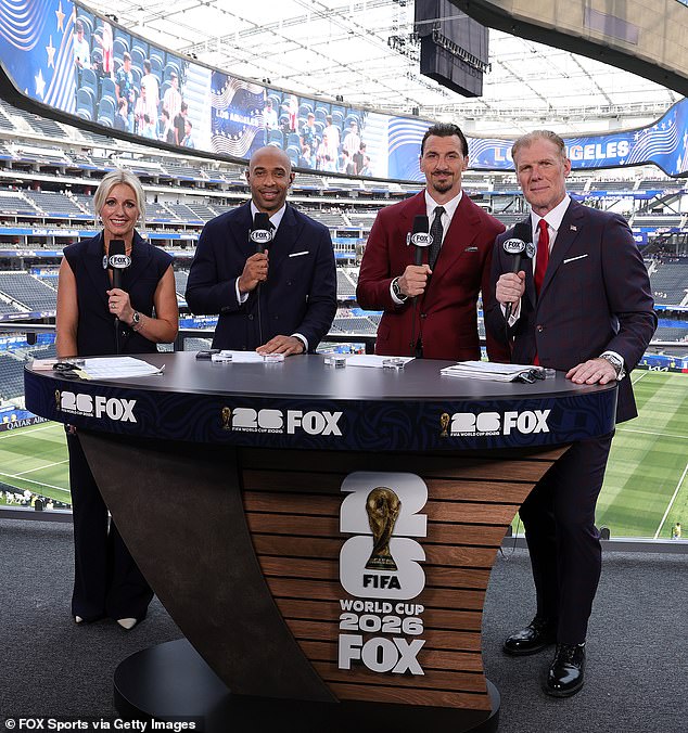 World Cup fans convinced Thierry Henry and Zlatan Ibrahimovic have had enough of Alexi Lalas ALREADY after tense Fox TV clashes