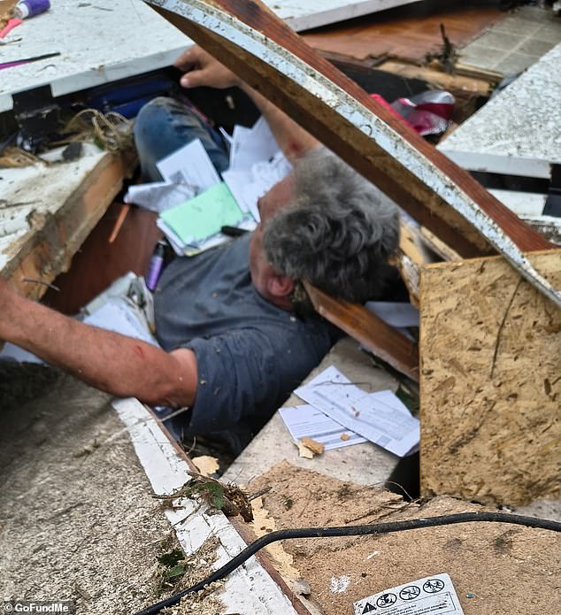 Man dragged alive from twisted tornado wreckage after deadly storms kill at least one with millions of Americans warned nightmare is not over yet