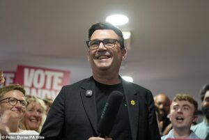 Reform can beat Burnham in pivotal Makerfield by-election if Restore voters switch to Nigel Farage’s party, poll shows