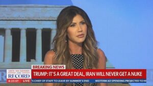 Kristi Noem slammed for embarrassing mistake after being asked who the US’s best friend in South America is… as she explains her new job after being fired by Trump