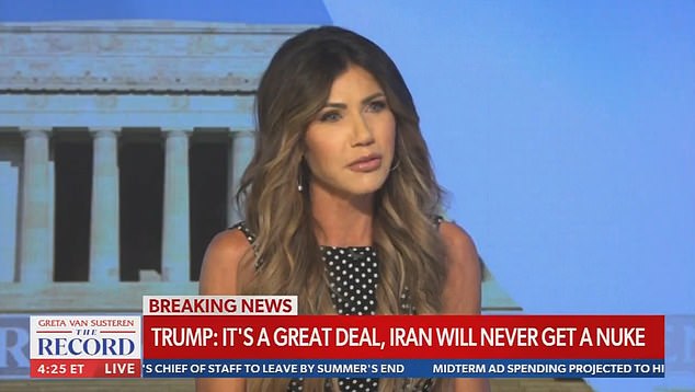 Kristi Noem slammed for embarrassing mistake after being asked who the US’s best friend in South America is… as she explains her new job after being fired by Trump