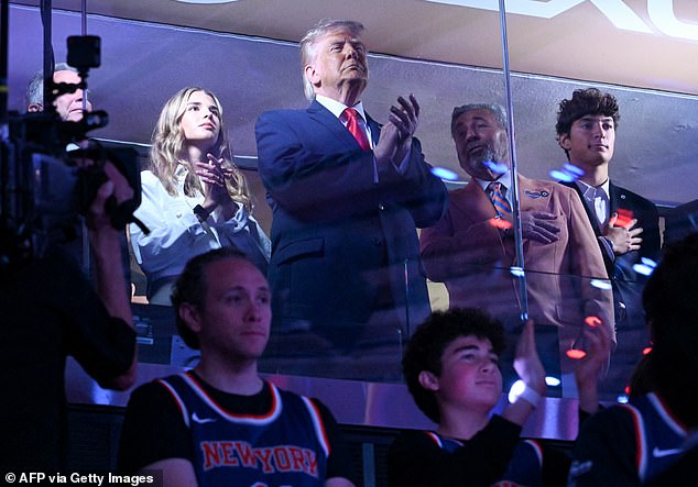 Jubilant Trump congratulates New York Knicks on NBA title as president praises his four favorite players
