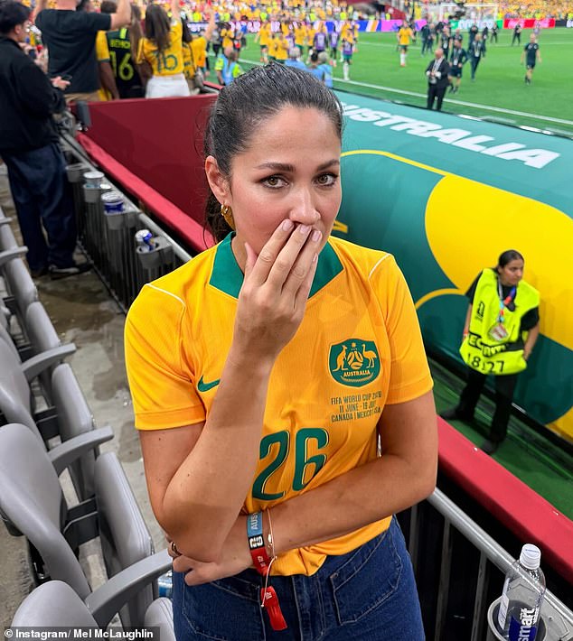 Mel McLaughlin reveals she had half a lung removed in cancer surgery as she makes emotional post about Socceroos’ World Cup win