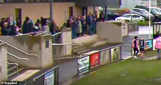 Police investigate fight in the stands at footy match as fan says alleged assault is the worst he’s seen in 30 years