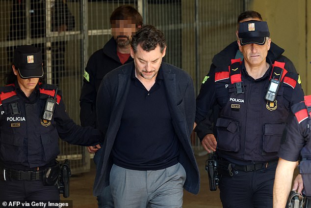 Sobbing Mango heir is heard pleading for help in audio of 999 call after his father’s fatal Spanish mountain plunge – as he fights murder claims
