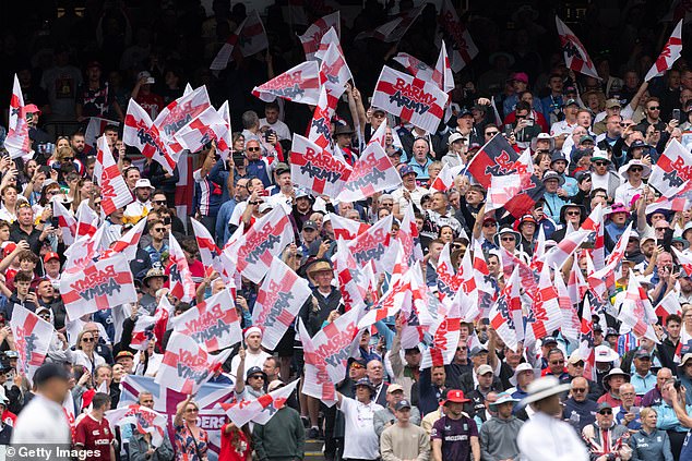 Famous part of the MCG is handed back to Aussie fans after outrage when it was given to England’s Barmy Army during the Ashes