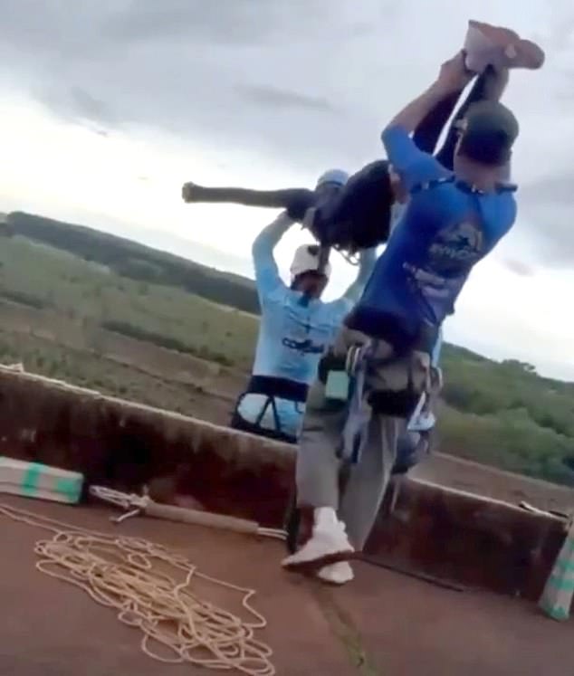 Dark past of bungee jumping team who threw girl to her death without rope… as terrifying new videos emerge