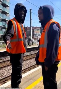‘Wellbeing support’ rail workers are sacked after calling female passenger a ‘little Karen’ and threatening  to ‘kick her out’ of London station