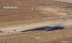 B-52 bomber crashes after takeoff from Air Force base in California