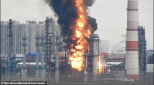 Humiliation for Putin as Ukrainian drones strike Moscow’s main oil refinery just ten miles from Kremlin