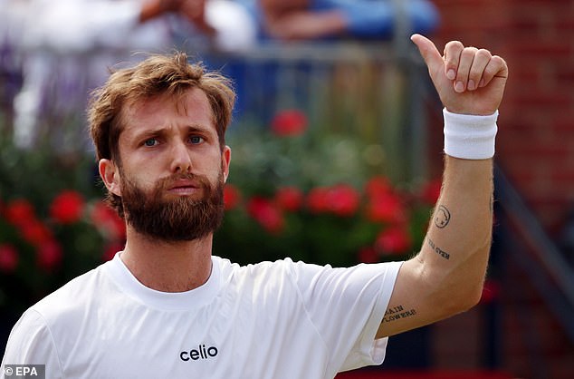Tennis star drops F-bomb SEVEN times at Queen’s – despite BBC presenter pleading for him not to swear – in ‘funniest interview ever’