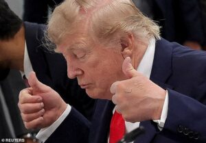 Trump spotted with unusual new mark on hand
