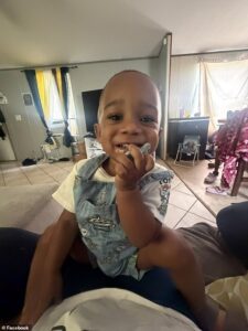 Family’s heartbreak as toddler, 1, sitting in his car seat is shot dead by COP during wild chase in Walmart parking lot