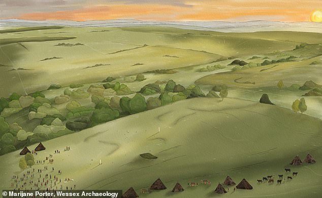 Stonehenge’s secret SISTER: Archaeologists discover an ancient monument just three miles away that may have served as a ‘prototype’ for the famous stones