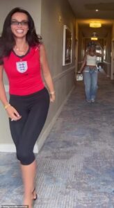 Jordan Pickford’s wife Megan salvages a last-minute outfit despite losing her luggage as she films a hilarious clip with Ollie Watkins’ spouse Emily before the WAGs head to Dallas for England’s first World Cup match