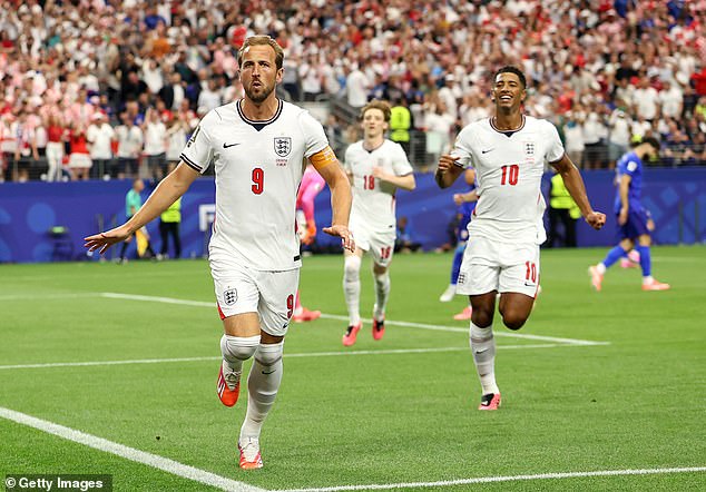 Harry Kane puts England ahead from the penalty spot in World Cup opener after seeing initial spot kick saved – before he was reprieved by VAR