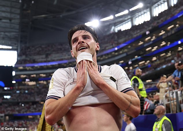 Thomas Tuchel sparks injury fears over Declan Rice – who he would ‘never normally take off’ – as girlfriend Lauren Fryer watches the England star get subbed off in first World Cup win