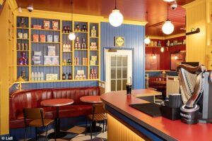 Inside Lidl’s first-ever PUB: Discount supermarket chain opens £500,000 60-seat bar selling beer, wine and spirits called The Middle Ale