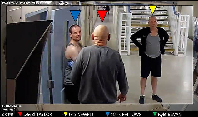 Moment three of UK’s most dangerous prisoners storm child killer’s cell and stab him to death – as they each receive whole life terms for murder