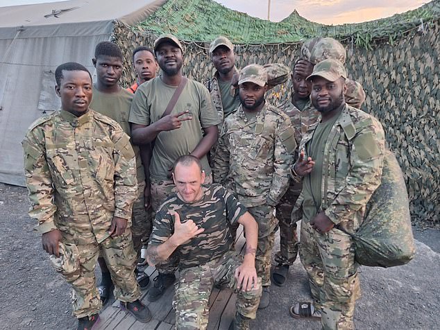 PICTURED: The Oldham antiques dealer and proud socialist who boasts of feeding desperate African fighters into Putin’s meat grinder