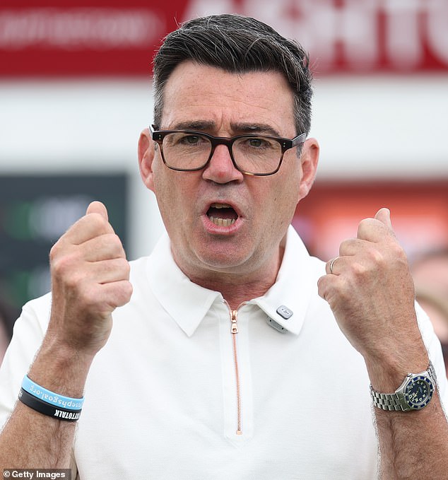 ‘I want a big state Britain’: Andy Burnham echoes Corbyn as he vows to nationalise utilities if he takes Starmer’s place in No. 10