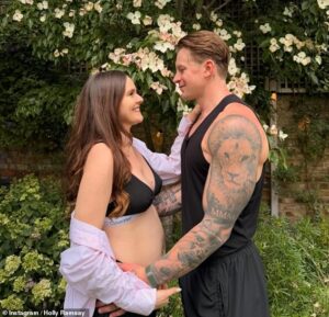 Holly Ramsay is pregnant! Influencer announces she’s expecting a daughter with husband Adam Peaty – six months after tying the knot amid family feud