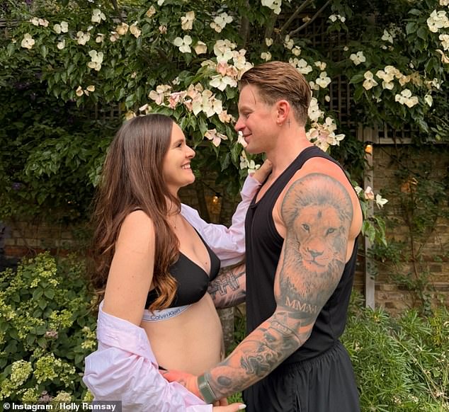 Revealed: How Adam Peaty sent a ‘very formal text’ to his estranged mother to tell her his wife Holly Ramsay is pregnant – and what it means for the feud that has divided their families