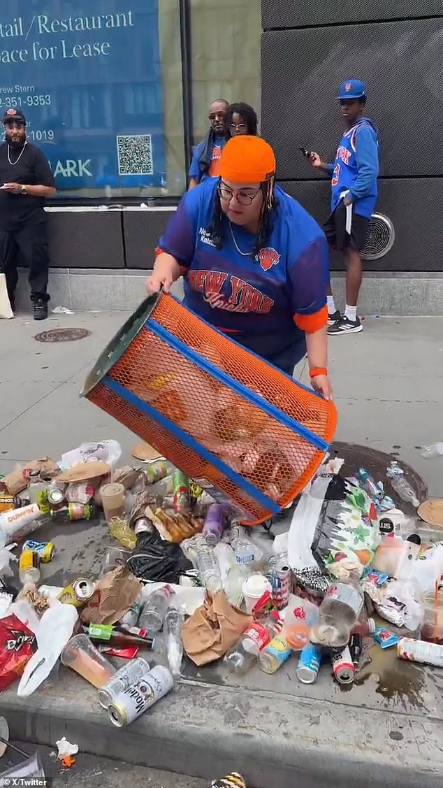 New York Knicks fan caught in ‘disgusting’ act during team’s NBA championship parade celebrations