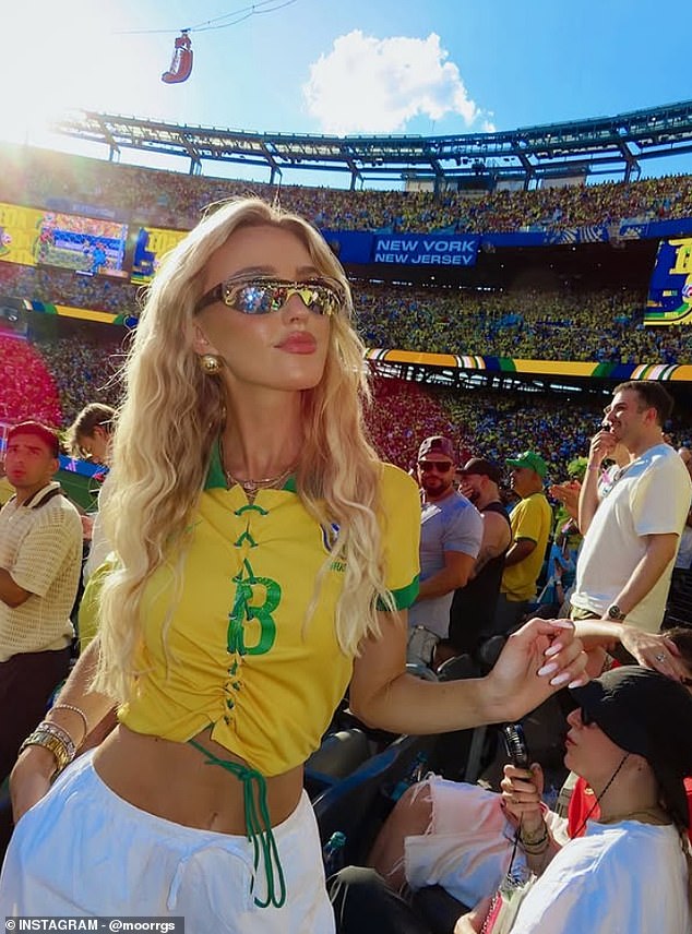 Former tennis WAG Morgan Riddle sets her sights on World Cup after vowing not to date athletes following split