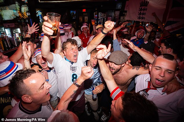 England fans kick the Tartan Army out of Boston! 14,000 supporters party in the pubs that fell in love with Scotland – but face travel nightmare and early closures tonight for Ghana game