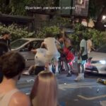 Fresh footage shows violence at French music festival where women were injected with date-rape drugs amid carnage – as one woman describes being ‘attacked by North Africans’