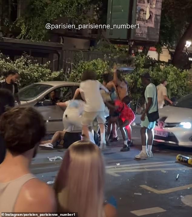 Fresh footage shows violence at French music festival where women were injected with date-rape drugs amid carnage – as one woman describes being ‘attacked by North Africans’