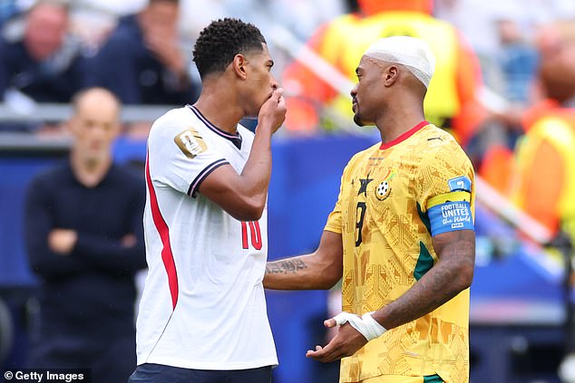 Why wasn’t Jude sent off for covering his mouth? Foreign media rage at ‘two-tier refereeing’ after Bellingham stayed on pitch despite new rule