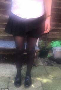 Mother’s fury after her daughter misses mock exams after being sent home from school ‘for not wearing tights during heatwave’