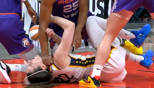 Caitlin Clark told to ABANDON the WNBA after she was punched in the throat in latest act of sickening on-court violence