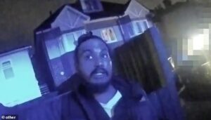Newly-released video shows moment Henry Nowak’s Sikh killer repeatedly lies to police telling them his dying victim was ‘racist, drunk and hadn’t been stabbed’ – as cop tells him, ‘I know mate’