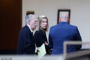 Stone-faced John Bolton CONFESSES in court he stole government secrets in stunning reversal… and begs for no jail time
