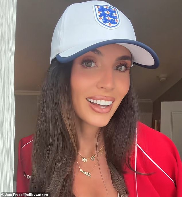 England WAG Ellie Watkins gets fully kitted out at the World Cup as she goes bra shopping after hilarious wardrobe malfunction