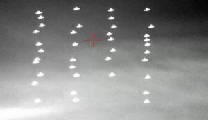 Astonishing moment South Korea blasts drone swarm out of the sky in military drill – before finishing them off with a laser cannon