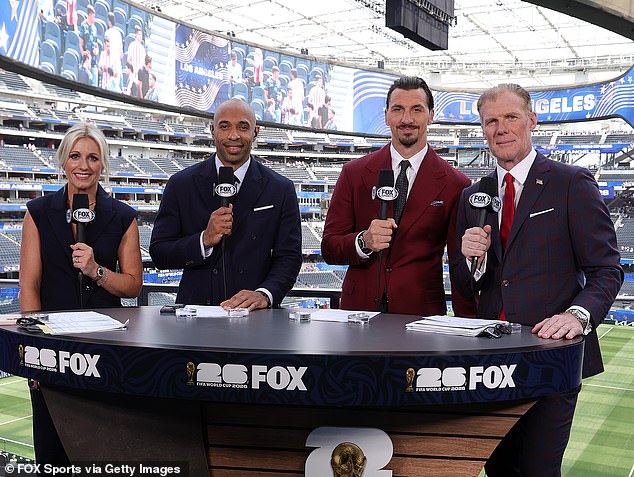 Fox World Cup host Rebecca Lowe wades in on feuding Alexi Lalas and Zlatan Ibrahimovic after on-air clashes