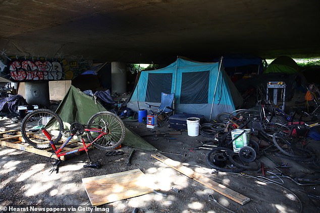 Horror as missing girl is found 1,500 miles away from home in woke Seattle’s notorious ‘Jungle’ homeless encampment