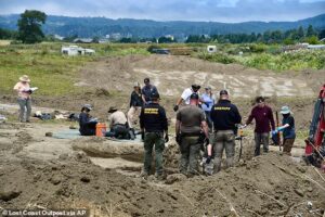 Remains of at least 117 dogs found at California ‘no-kill’ shelter as investigators uncover suspected burial site and 600 collars