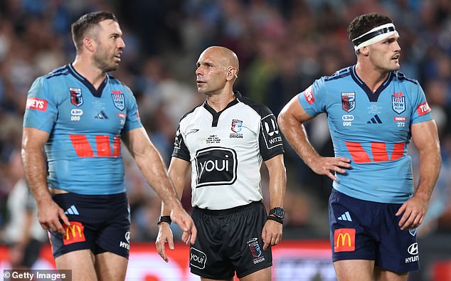 State of Origin LIVE: Mary Fowler jets in to watch her man Nathan Cleary play as ref’s $400,000 gambling habit casts shadow over match