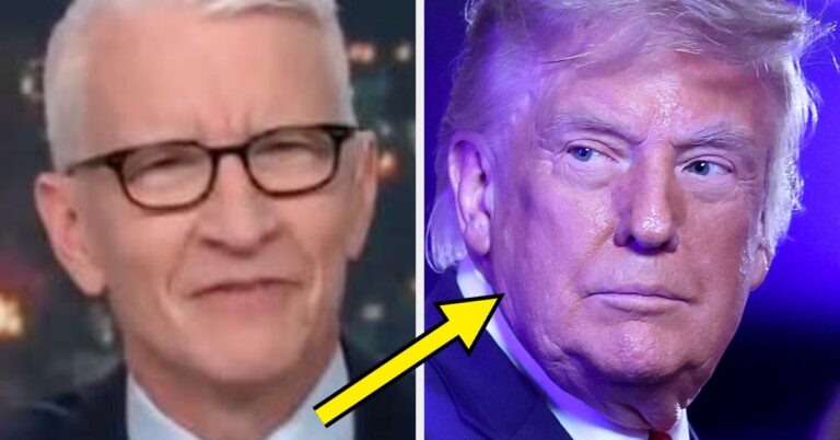 Anderson Cooper Actually Laughed At Trump’s Merch Claim