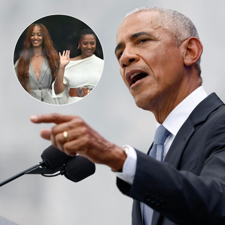 Malia Obama, Sasha Obama Appear at Barack Obama’s Presidential Center