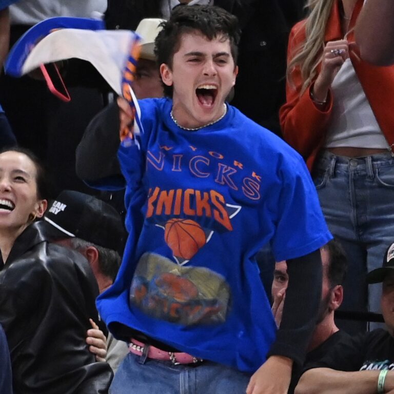 Timothée Chalamet, Prince Harry, Spike Lee Watch Knicks’ Championship Win