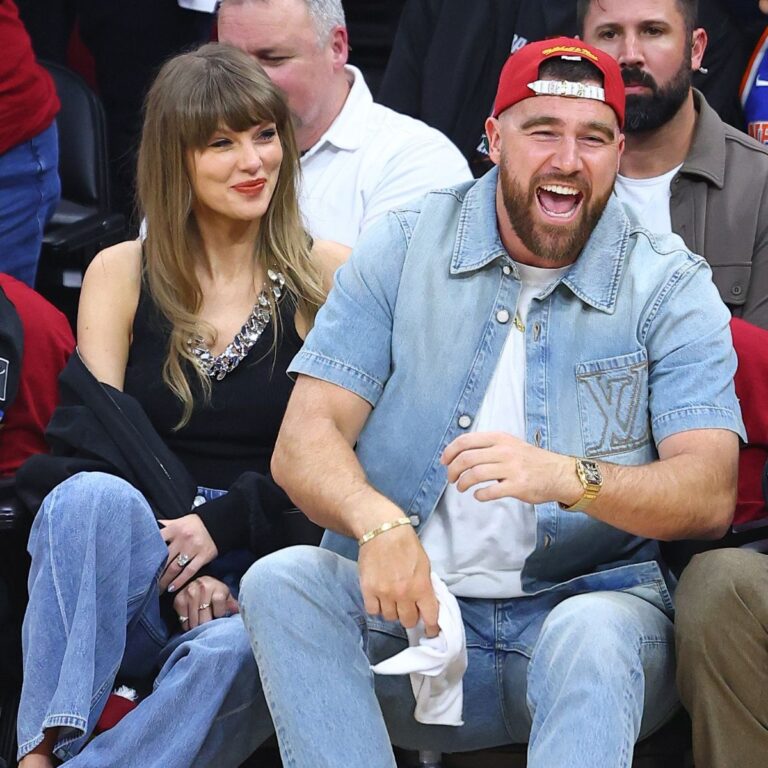 Taylor Swift Attends Travis Kelce’s Tight End University Party
