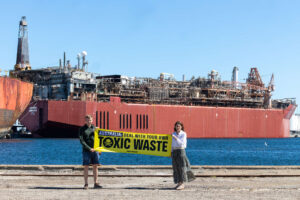 FOIs show fossil fuel “rust bucket” Northern Endeavour shipped 17,000 kms from Australia with toxic, corrosive substances