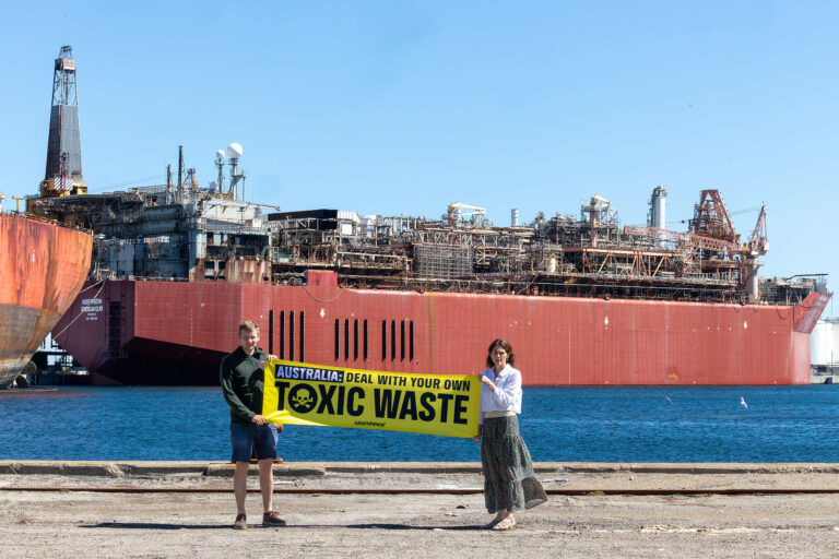 FOIs show fossil fuel “rust bucket” Northern Endeavour shipped 17,000 kms from Australia with toxic, corrosive substances