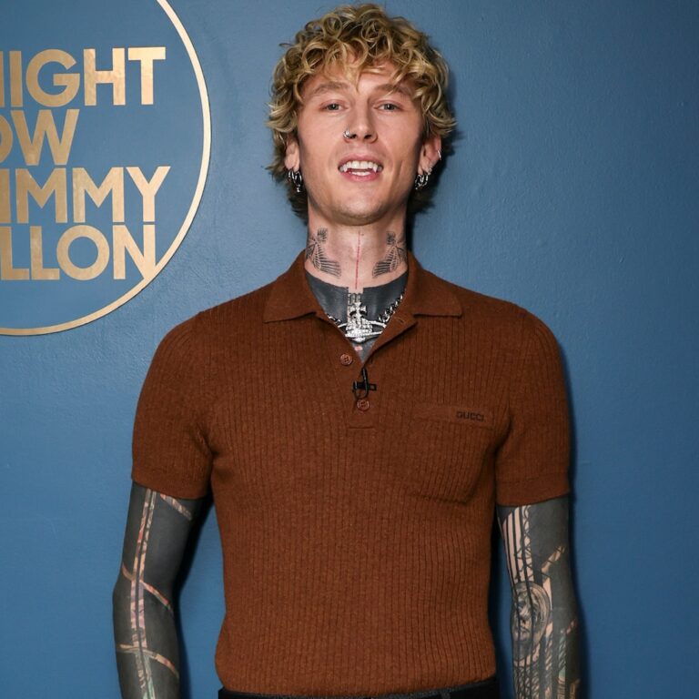 Machine Gun Kelly Says Blackout Tattoo Made Him Sick, Yellowed Skin